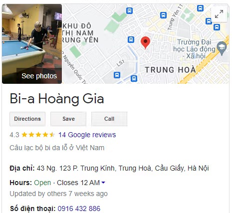 Bi-a Hoàng Gia