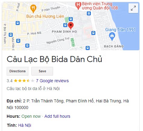 Câu Lạc Bộ Bida Dân Chủ