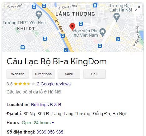 Câu Lạc Bộ Bi-a KingDom