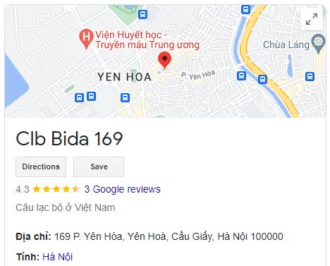 Clb Bida 169