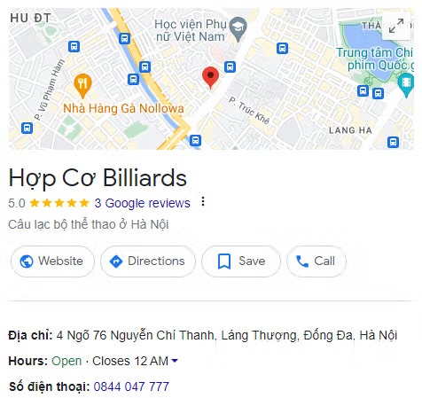 Hợp Cơ Billiards