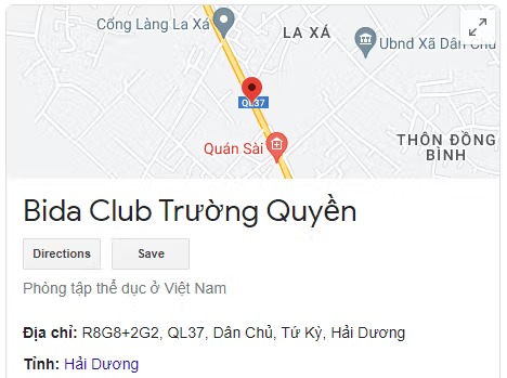 Bida Club Trường Quyền