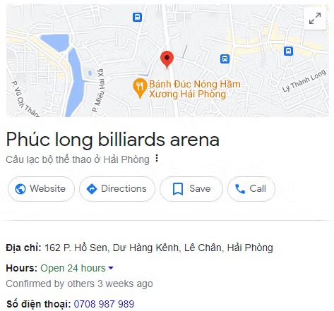 Phúc long billiards arena