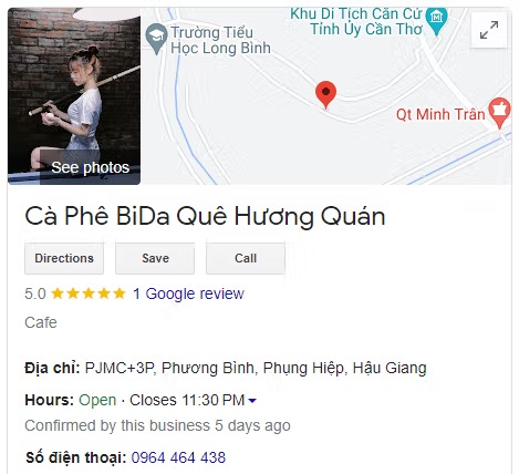 Cà Phê BiDa Quê Hương Quán