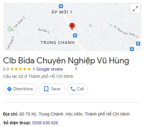 Clb Bida Chuyên Nghiệp Vũ Hùng