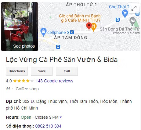 Lộc Vừng Cà Phê Sân Vườn & Bida