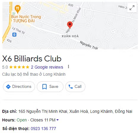X6 Billiards Club