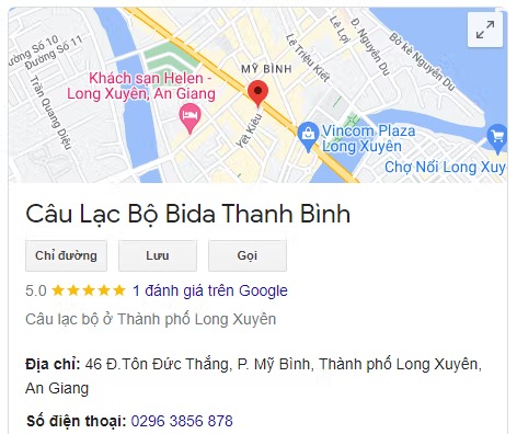 Câu Lạc Bộ Bida Thanh Bình