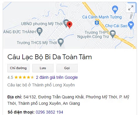 Câu Lạc Bộ Bi Da Toàn Tâm