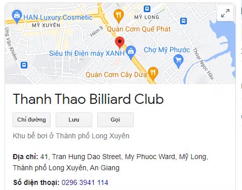 Thanh Thao Billiard Club