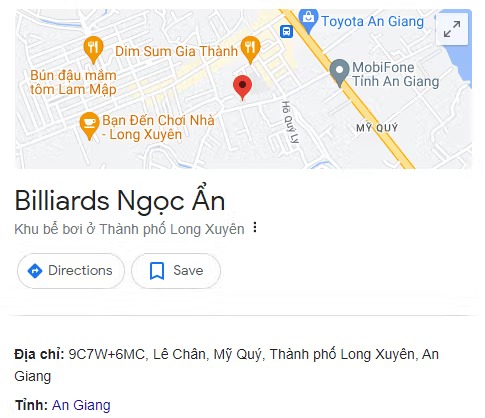 Billiards Ngọc Ẩn