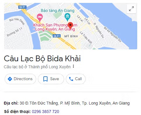 Câu Lạc Bộ Bida Khải