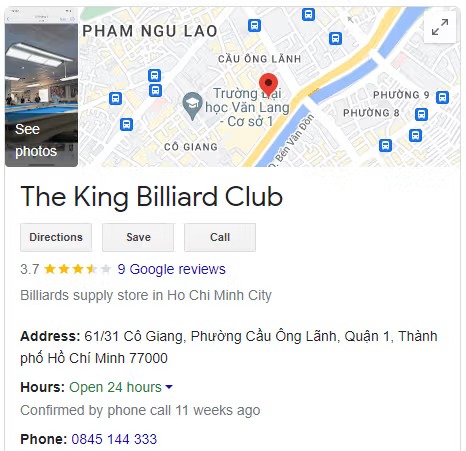 The King Billiard Club