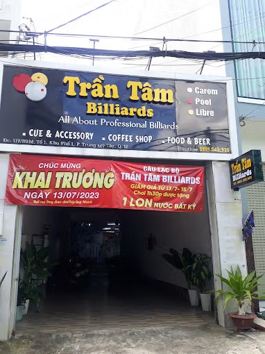 Trần Tâm Billiards - Câu Lạc Bộ Bida Trung Mỹ Tây Quận 12