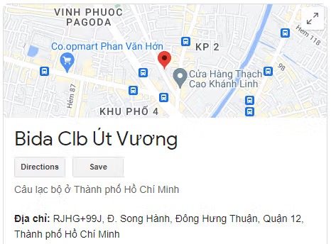 Bida Clb Út Vương