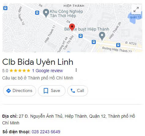 Clb Bida Uyên Linh