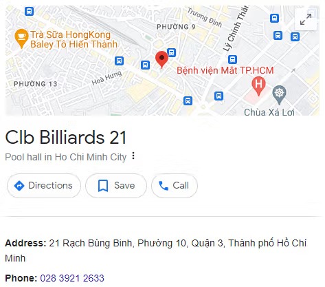 Clb Billiards 21