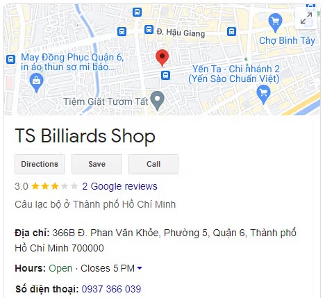 TS Billiards Shop