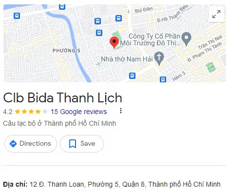 Clb Bida Thanh Lịch