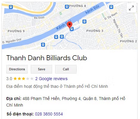 Thanh Danh Billiards Club