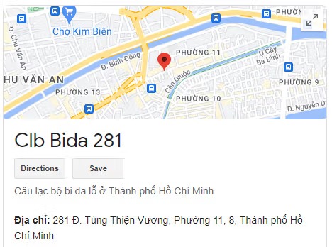 Clb Bida 281