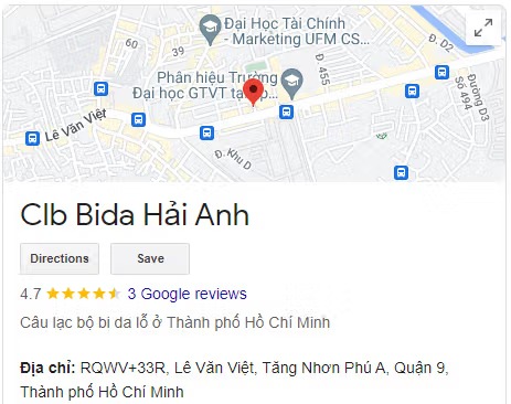 Clb Bida Hải Anh