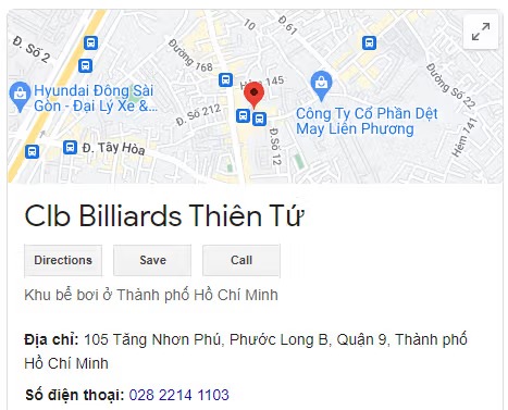 Clb Billiards Thiên Tứ