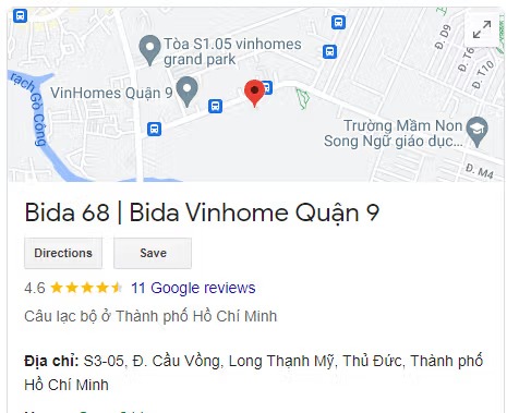Bida 68 | Bida Vinhome Quận 9