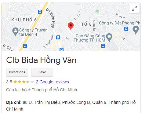 Clb Bida Hồng Vân