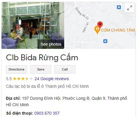 Clb Bida Rừng Cấm