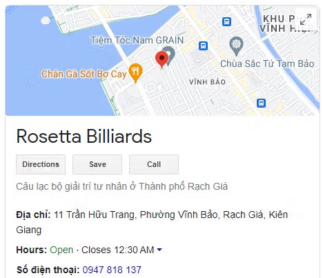 Rosetta Billiards