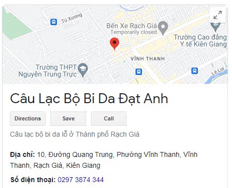 Câu Lạc Bộ Bi Da Đạt Anh
