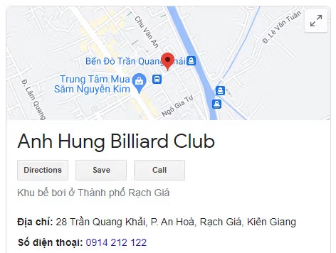 Anh Hung Billiard Club