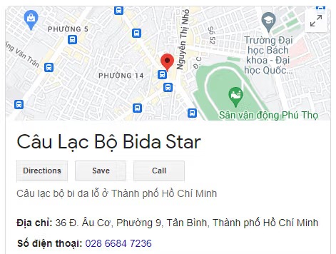 Câu Lạc Bộ Bida Star