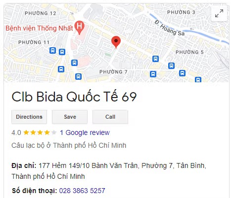 Clb Bida Quốc Tế 69