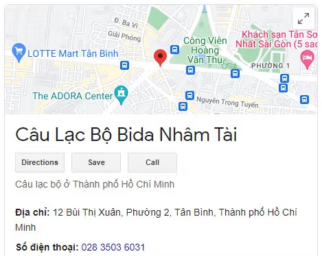Câu Lạc Bộ Bida Nhâm Tài