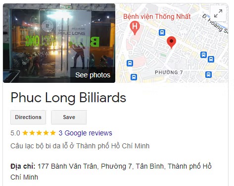 Phuc Long Billiards