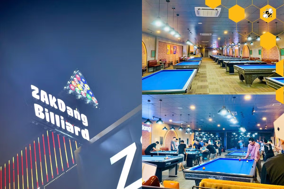 Không gian ZAKDang Premium Billiards Club