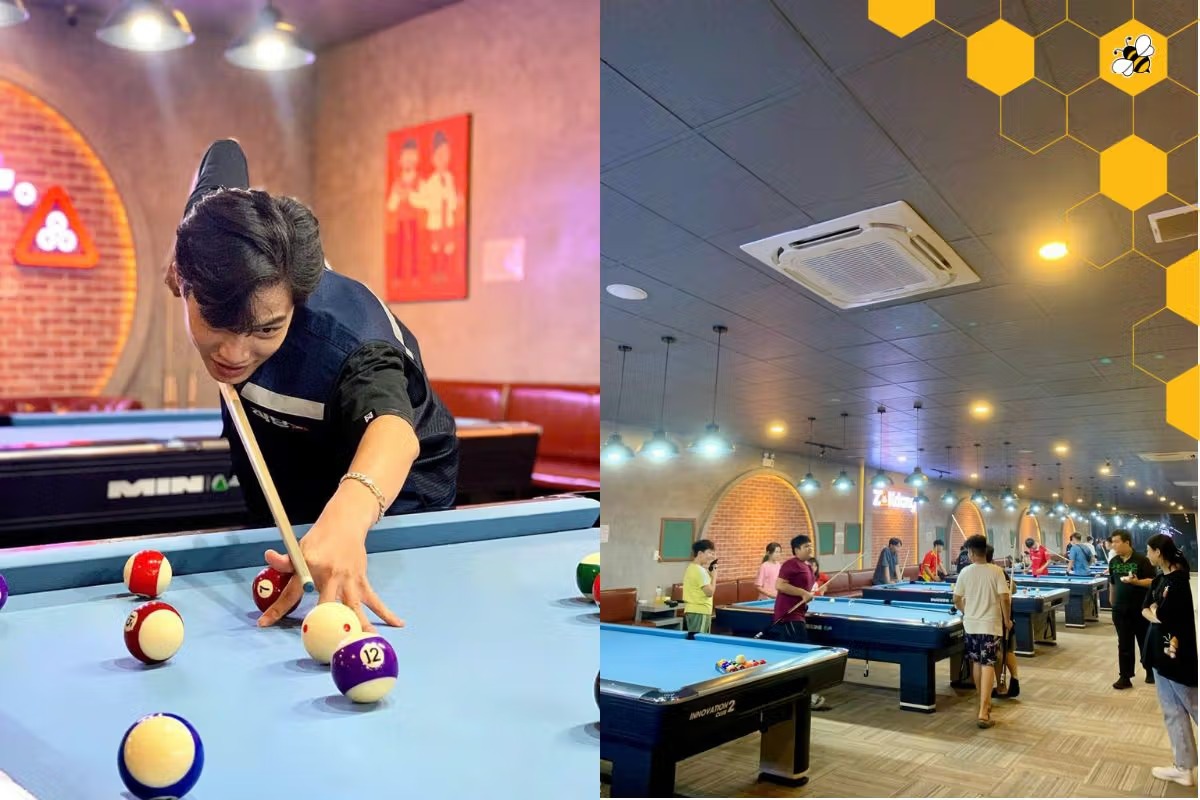 Bàn bida tại ZAKDang Premium Billiards Club
